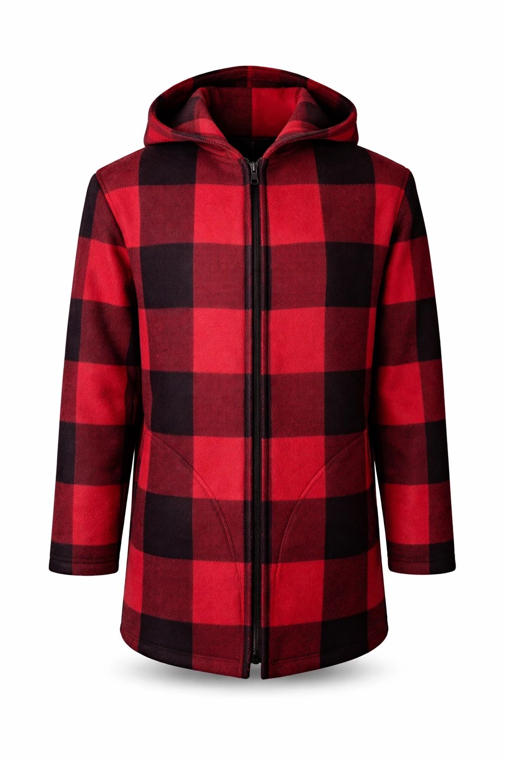 Canoe Jacket Red and Black Buffalo Plaid